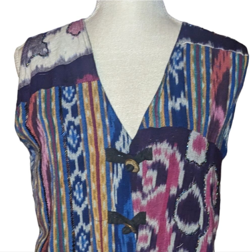 Effeci patchwork beaded vest‎ - image 2